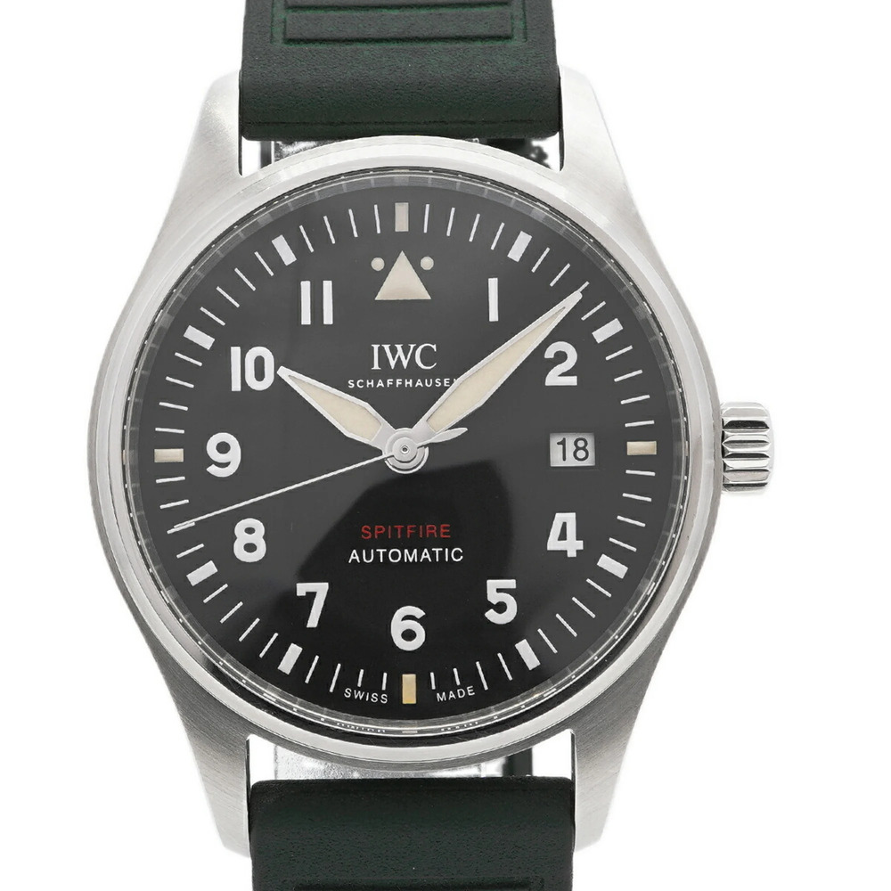 IWC Schaffhausen Pilot's Watch Automatic Spitfire IW326801 Black Dial Men's